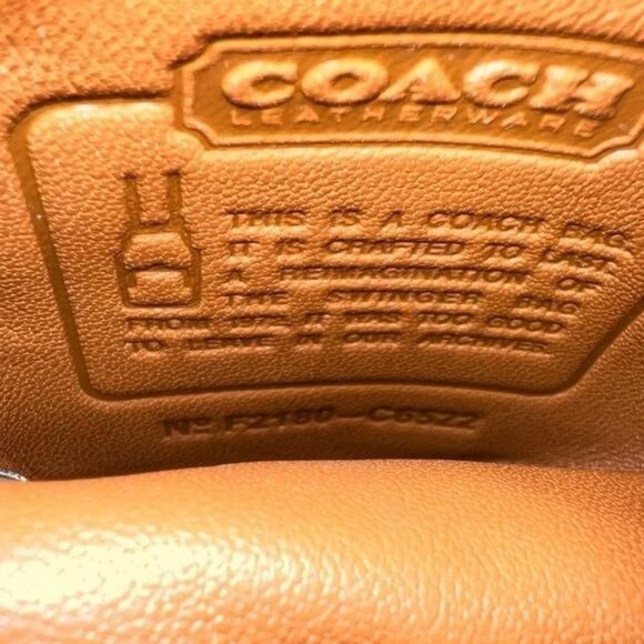 SOLD!!! Coach Double Frame Kisslock Bonnie Cashin Crossbody Jacquard Ladybugs - Picture 12 of 12